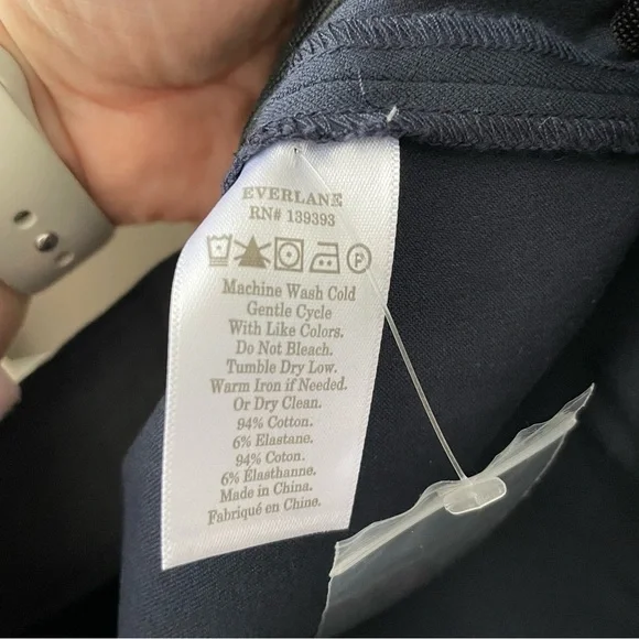 New Everlane Women’s The Work Pant Navy Size 12 - Picture 6 of 10
